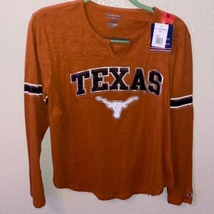 New Champion Texas Longhorns Long Sleeve Shirt